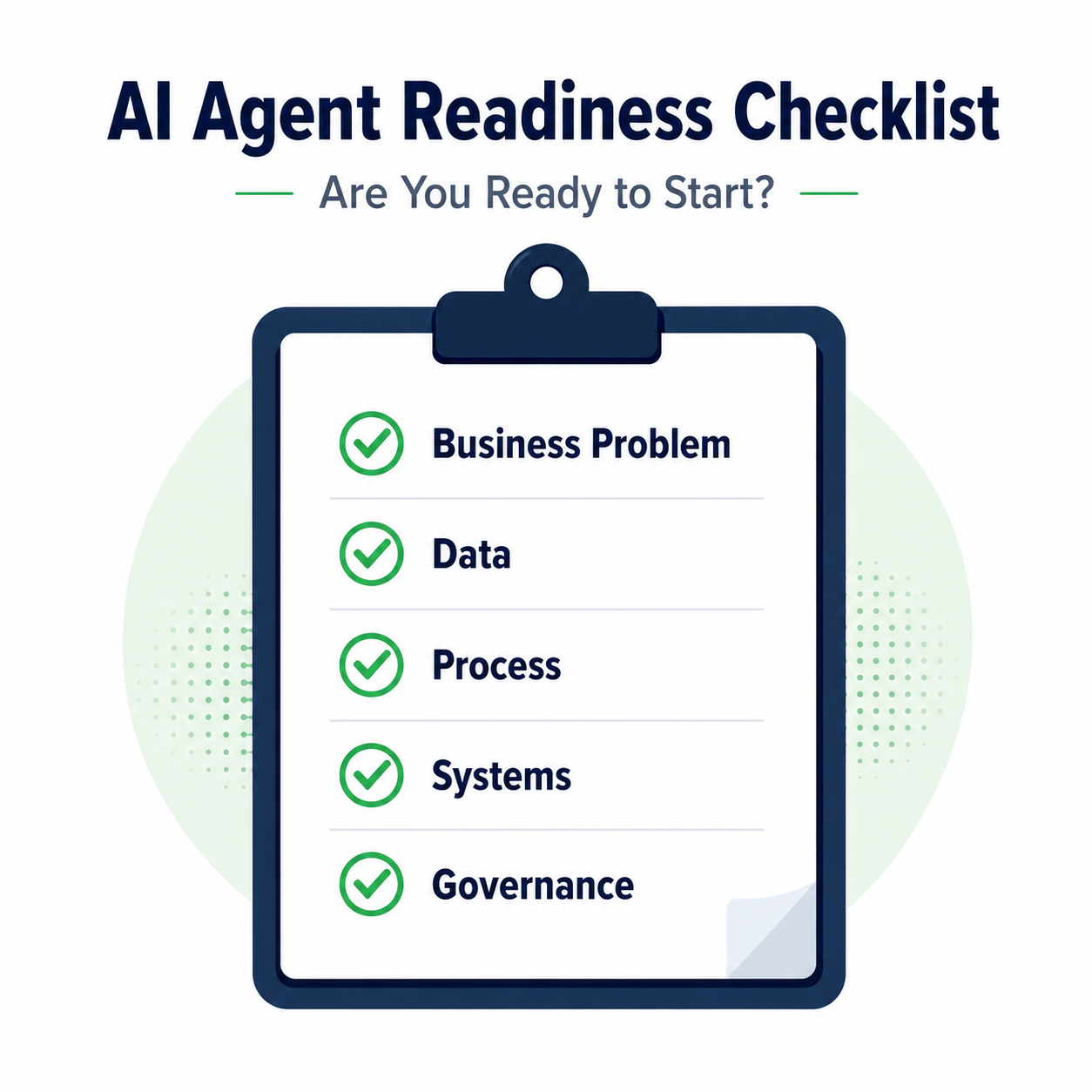 AI Agent Readiness Checklist for Manufacturers: Data, Process, Systems, and Governance