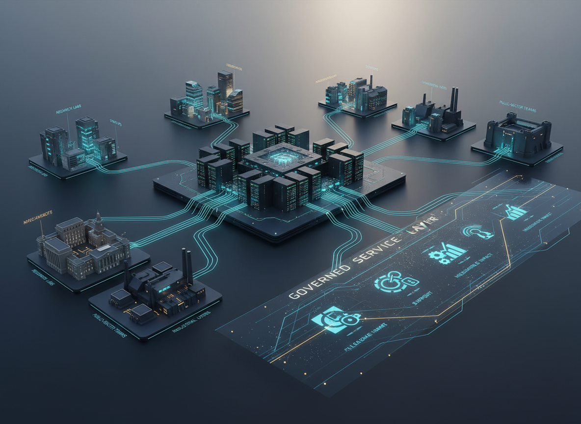 Public AI Compute Operating Model: Why Ten Times More Capacity Is Not Ten Times More Impact